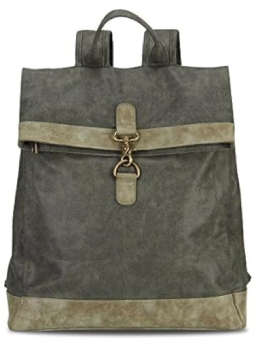 The Original Spirit Canvas Roll-Top Backpack in Olive